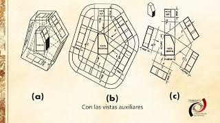 Proyecciones ortogonales Vistas auxiliares [upl. by Annahsal539]