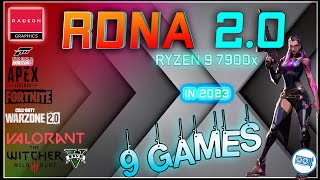 AMD Ryzen 9 7900X IGPU in 9 Games  2023 [upl. by Kremer93]