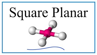 Square Planar Molecular GeometryShape and Bond Angles [upl. by Umeh826]