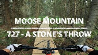 NEW TRAIL DAY  727  A Stones Throw  Moose Mountain MTB [upl. by Ronna605]