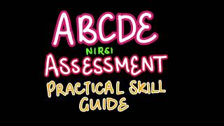 ABCDE ASSESSMENT PRACTICAL SKILL GUIDE  NURSING THEORY [upl. by Livingston]