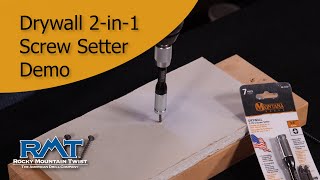 BEST DRYWALL DIMPLER  How to use a drywall screw setter  QUICK AND EASY [upl. by Brewer]