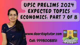 Expected Questions Economics Part 7 of 8 UPSC CSE IAS Prelims 2024 cse2024prelims iasexpected2024 [upl. by Mcripley36]