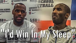 NBA Players On Whod Win LeBron or Kobe In A 1 on 1 [upl. by Dafodil]