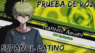 Danganronpa V3 Prueba De Voz  Rantaro Amami Español Latino [upl. by Kendy508]