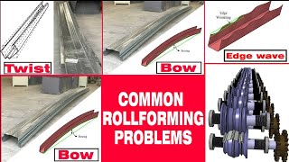 【Common roll forming problem 】 Roll forming machine troubleshooting quotLOTOS [upl. by Nosniv]