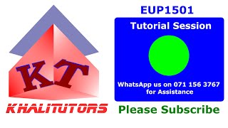 2023 EUP1501 MYLAB ASSIGNMENT 2 PART 6 STEP 7 [upl. by Anigriv503]