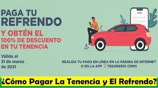 ¿Cómo Pagar La Tenencia y El Refrendo De Tu Vehículo en México  Impuestos  100 De Descuento [upl. by Hertzfeld]