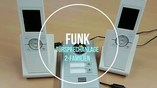 GOLIATH Funk Video Türsprechanlage VTF05 quot2Familien Anbindungquot [upl. by Lucrece]