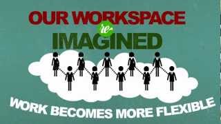 What Does the Workplace of the Future Look Like   From Future Workplace [upl. by Akirea]