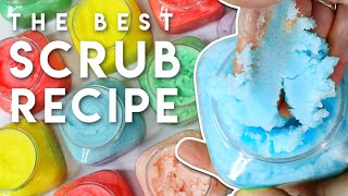 The Best Emulsified Scrub Recipe  How to Make Body Scrubs [upl. by Nobile]