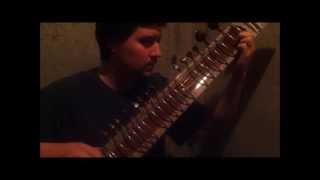 Raga Megh on lowtuned sitar Bb [upl. by Ihcur]