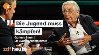 ExMinister Baum Müssen das Grundgesetz verteidigen  Markus Lanz vom 25 Juli 2024 [upl. by Eedyaj]