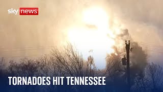 Tornadoes and severe storms hit Tennessee [upl. by Ylaek126]