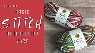 Lion Brand Basic Stitch AntiPilling Yarn Review Anti Pilling Yarn Review [upl. by Melisa]