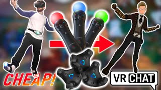 The best quality full body tracking on a budget  PlayStation move Service to SteamVR Full Tutorial [upl. by Kile]