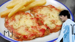 MILANESA A LA NAPOLITANA  La comida favorita de Leo Messi [upl. by Estelle284]