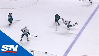 Quinn Hughes Spins Walks The Line And Rips Slap Shot Past Martin Jones [upl. by Ajani]