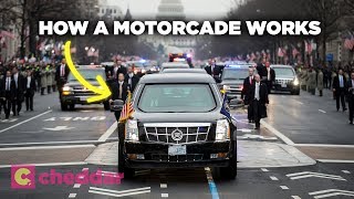 The Anatomy of the Presidential Motorcade  Cheddar Explains [upl. by Bickart72]