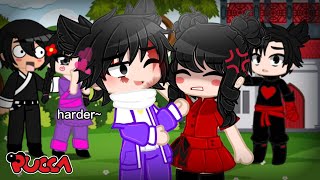 Harder 💢  Meme  Pucca  Feat Clone Garu  AU  Gacha Club [upl. by Gram]