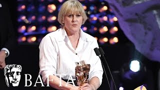 Sarah Lancashire wins Leading Actress for Happy Valley  BAFTA TV Awards 2017 [upl. by Nidnal462]