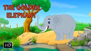 Jataka Tales  The Golden Elephant  Animated  Cartoon Stories for Kids [upl. by Etka]