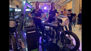 New Kawasaki W800 Cafe Racer Bangkok Motorbike Festival Kawasaki Thailand [upl. by Galliett]