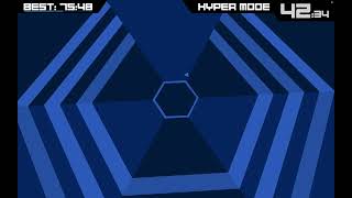 Super Hexagon PC  Stage 4 quotHyper Hexagonquot Hardester completed  6032 seconds [upl. by Davide]