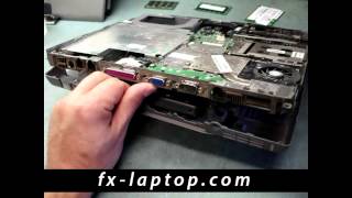 Disassembly Dell Latitude D500  replacement clean take apart keyboard screen battery [upl. by Doran]