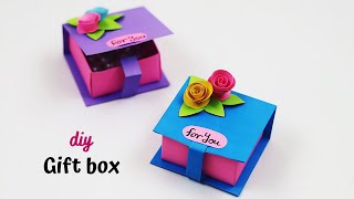 DIY Gift Box Ideas  How To Make a Gift Box  Handmade Gift Box  Origami box [upl. by Ynaffital58]