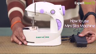 Portable Sewing Machine Detailed review  How to use it for everyday work mini silai machine [upl. by Aigil]