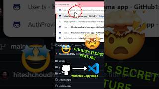 How to Open Any Github Project in VsCode without copy Repository  Github1s  vscode github [upl. by Ssitruc883]