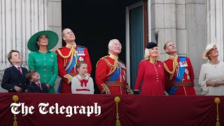 Trooping the Colour amp flypast 2023 in full King Charles celebrates first birthday parade [upl. by Sosanna]