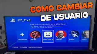 Como Cambiar de Usuario en PS4  2024 [upl. by Janeva666]