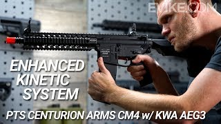 Enhanced Kinetic System  PTS Centurion Arms CM4 w KWA AEG3 [upl. by Treborsemaj]