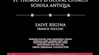 Salve Regina Francis Poulenc [upl. by Arnoldo]