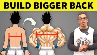 6 Exercises To Build Bigger Back  Complete Back Workout  Yatinder Singh [upl. by Prince]