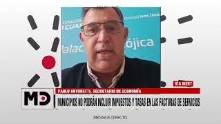 Mensaje Directo con Pablo Antonetti Municipios no podrán incluir impuestos en facturas de servicios [upl. by Malo243]