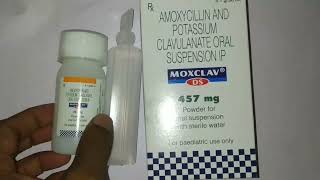 moxclav ds syrupmoxclav ds 457 mg uses [upl. by Berard]