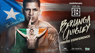 Edgar Berlanga vs Jason Quigley Final Press Conference [upl. by Amadus]