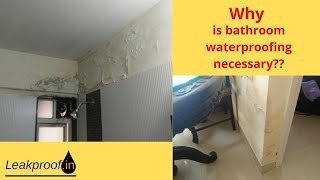 Why is bathroom waterproofing necessary [upl. by Odnamra348]