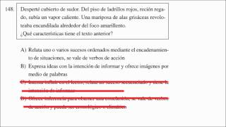 13 EXAMEN MUESTRA CENEVAL Español Gramática y literatura [upl. by Ruthi638]