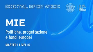 Open Day Master MIE 202425 [upl. by Alyda]