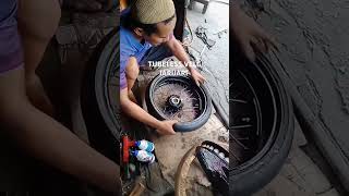 TUBELESS VELG JARIJARI MOTOR velgjarijari vidioshort shortvideo velgmotor [upl. by Bella405]