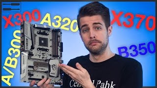 AM4 Chipsets Explained X370B350A320X300AB300 [upl. by Attinahs]