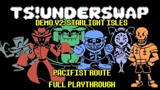 TSUNDERSWAP V20 STARLIGHT ISLES PACIFIST FULL PLAYTHROUGH  No Commentary  Quests  Secrets [upl. by Yelssew]