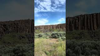 Drumheller Basalt Columns Amphitheater Panoramic iceagefloods geology columns [upl. by Gale233]