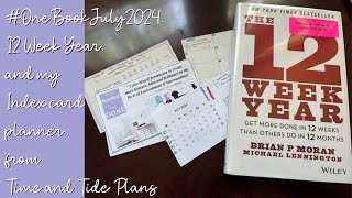 One Book July 2024 12 Week Year Update and Shenanigans [upl. by Delora]