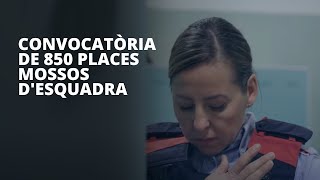 Nova convocatòria de 850 places del cos de Mossos dEsquadra [upl. by Etnahs818]