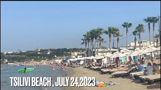 TSILIVI BEACH ZAKYNTHOS ISLAND JULY 242023  41°  SUMMER TIME [upl. by Childs402]